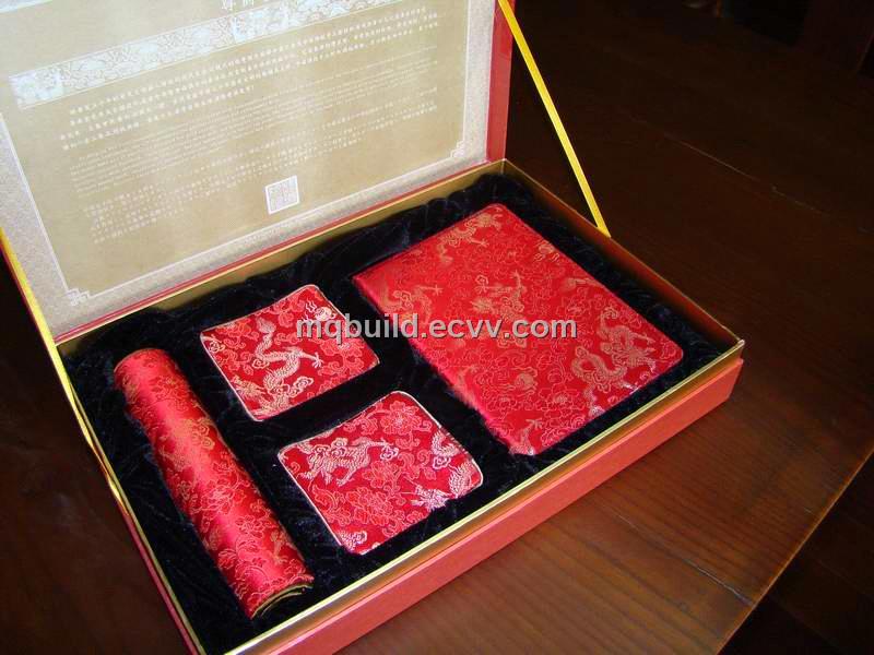 silk gift set, corporate gift, premium, stationery gift set
