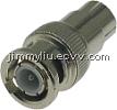 BNC male to RCA female conenctor,CCTV connector,coaxial connector