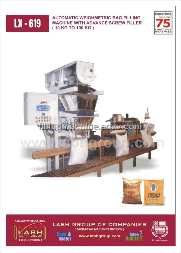 Sell Automatic weigh metric bag filling machine with advance screw filler (Model LX-619)