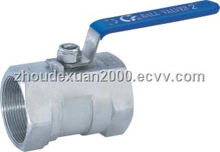 1PC Reduce Bore Stainless Steel Ball Valve with Internal Thread(1000PSI-2000PSI)