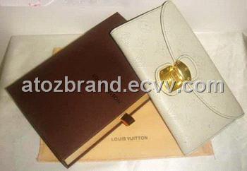 Louis Vuitton MAHINA AMELIA WALLET beige 86B003334