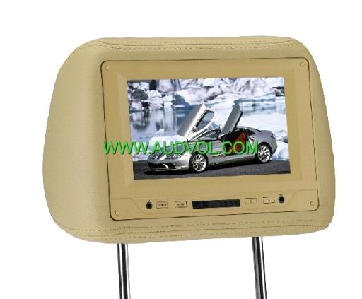headrest auto video,in car dvd players headrest,headrest TFT LCD monitor