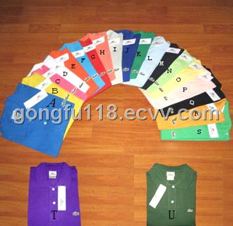 man and women wholesale and retail lacoste polo paypal accept low price high quality 21 kind color