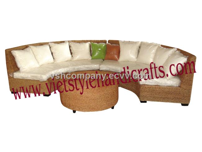 water hyacinth sofa set