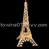 3d wooden puzzles-tower