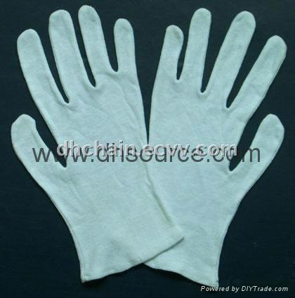 bleach cotton gloves(DH102)
