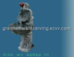 stone granite marble stone carvings water fountain
