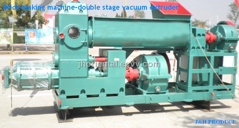 brick making machine-double stage vavuum extruder-JKY60/60-40