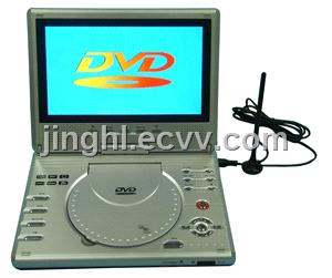 9inch high definition dvd player with MPEG4/TV/DVB-T/USB/SD/GAME/DVB-T RECORD