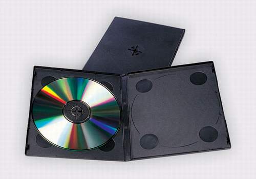 PP 10mm Half Size Single Black DVD Case ZG-DB10S