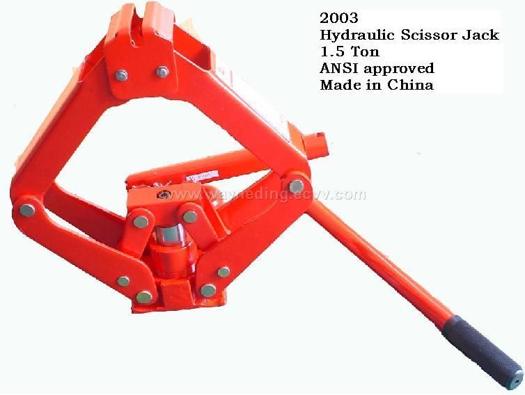 1.5 Ton Capacity Hydraulic Scissor Jack from China Manufacturer, Manufactory, Factory and