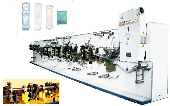 HONGD SHIFT TYPE SANITARY NAPKIN MACHINE HD-HYJ