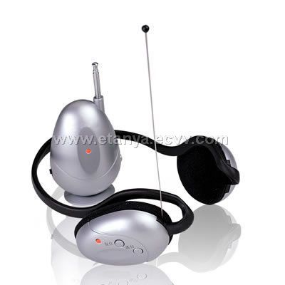 Earphones on Headphone With Fm Radio   China Funny Egg Shaped Wireless Headphone