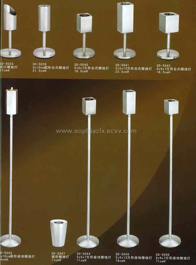 Stainless steel candle holder candle holder