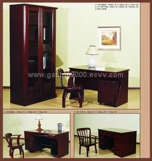 Solid Wood Study Room Furniture Set 707