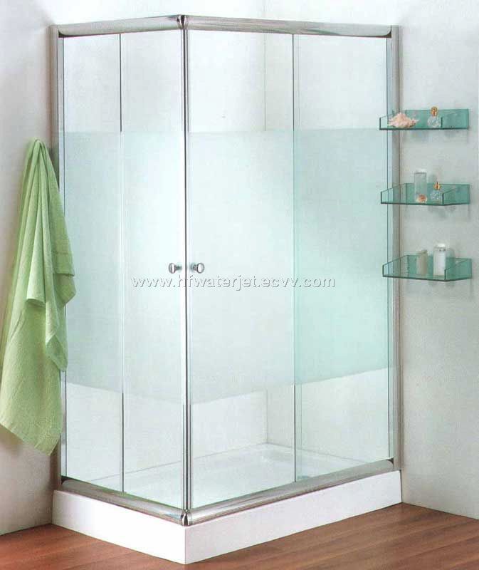 Shower door tempered glass