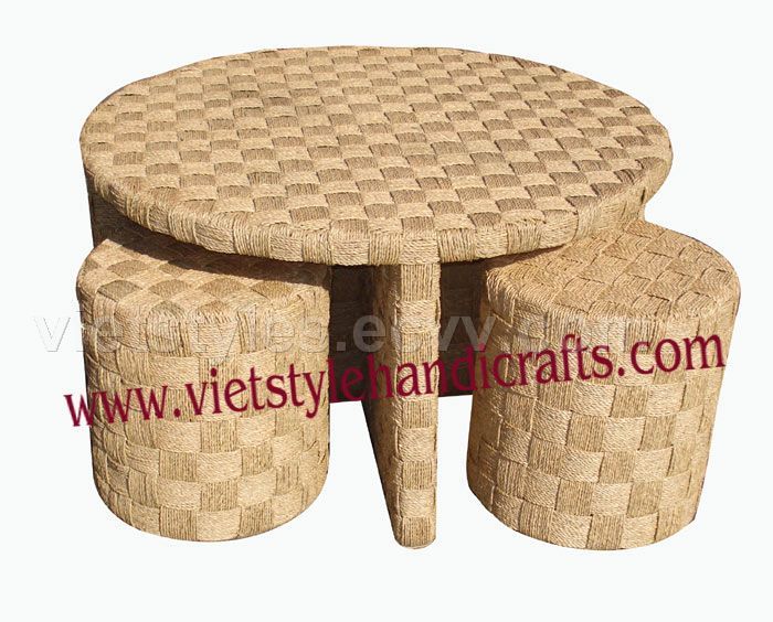 Round table and stool VSH-F179-180
