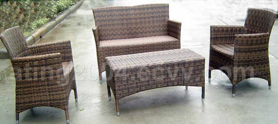 All-weather Wicker 4-piece Dining Garden Set For ZF-R1044 ZF-R1044