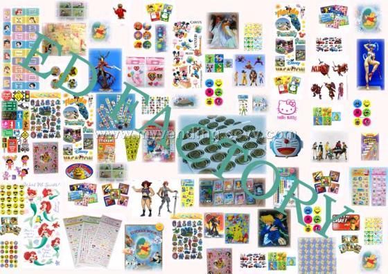 All Kinds of Licensing ,Tattoo Stickers, PVC Stick