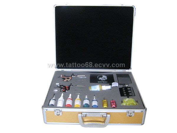 large tattoo. Large Tattoo Kit With Tattoo Machines JL-2TK3