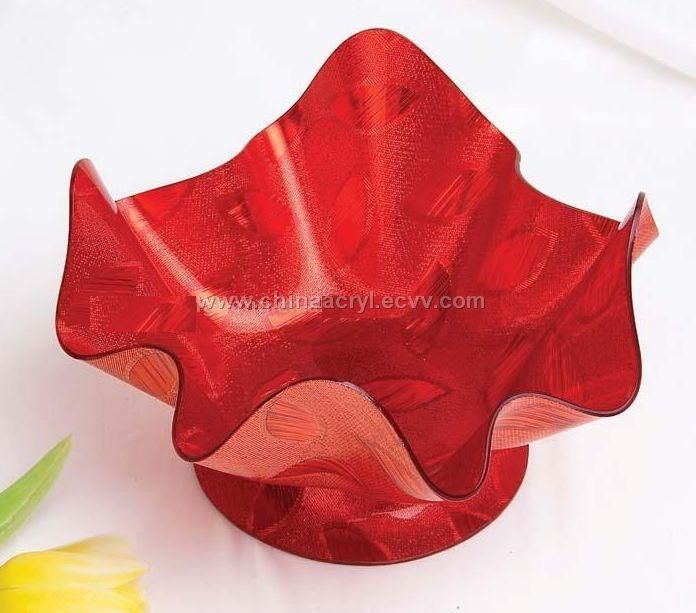 Acrylic Fruit Plate AHD7027