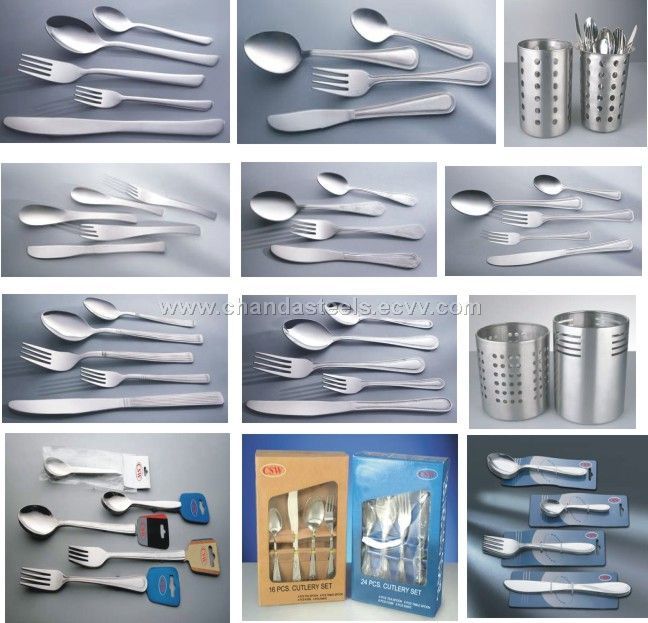 (spoon , forks, knifes)
