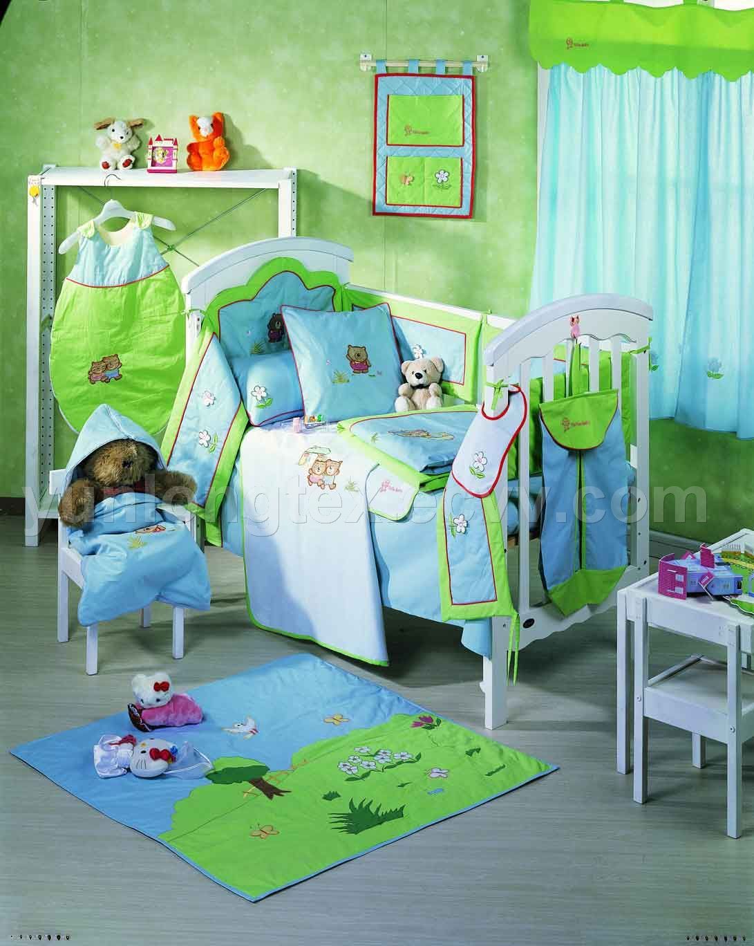 Baby doll stroller bed set