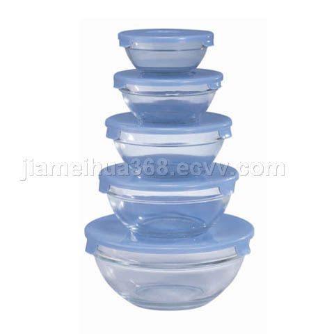 S/5 Glass Bowl JMHC01