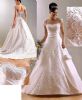 beautiful white wedding dress stunning and luxurious