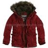 New Arrivals Abercrombie & Fitch AF A&F Mens Jacket Coat Overcoat Outerwear Winter Coat with Fur Abercrombie & Fitch