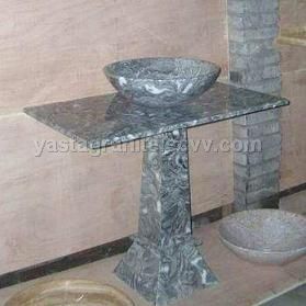 Stone Sink, Stone Sink with Iron Shelf, Stone Sink Pedestal stone sink