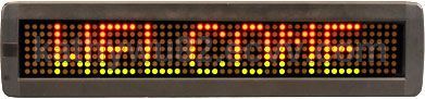 Semi-outdoor Moving Sign 7.62mm Two-line CL-A7*120URG