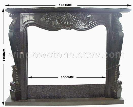 Fireplace & Mantel 1