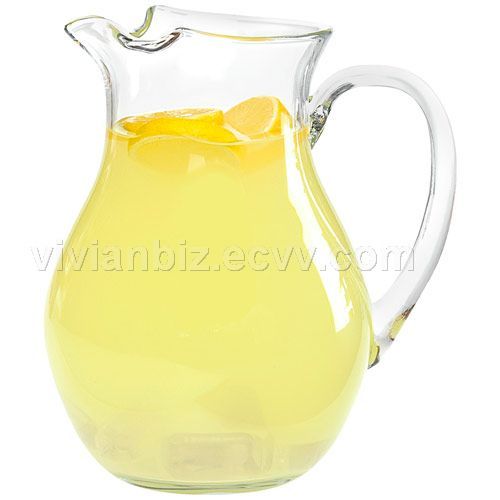 Glass Pitcher for Water Juice