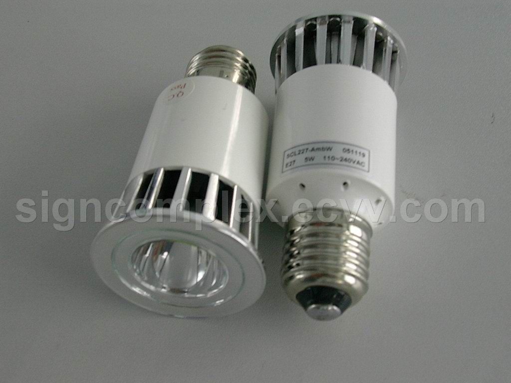 5W E27 RGB and Single Color Spot Lamp (SCL227) SCL227