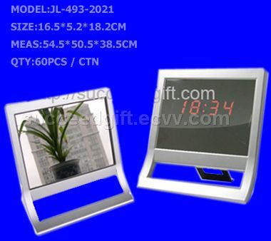 Mirror  clock jl-493-2021