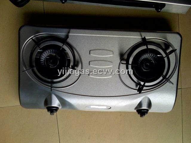 New Model Ultrathin 2 Burner s/steel gas stove JK-SS2001
