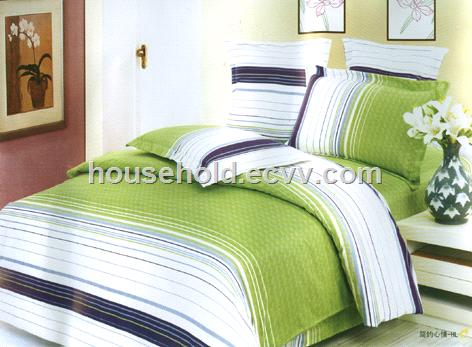 Bedspreads Sets on 4pcs Stripe Bedding Sets Sheet Sets  Ehhy0803    China