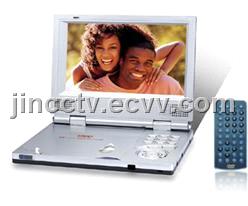 7'TFT LCD portable DVD player with USB port 1/3 card reader JN-DA747