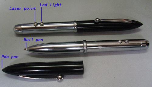 4 in1 laser pen(laser point ,light,Pda,ball pen) lp029