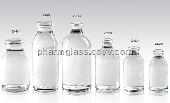 Clear Borosilicate Glass Bottle