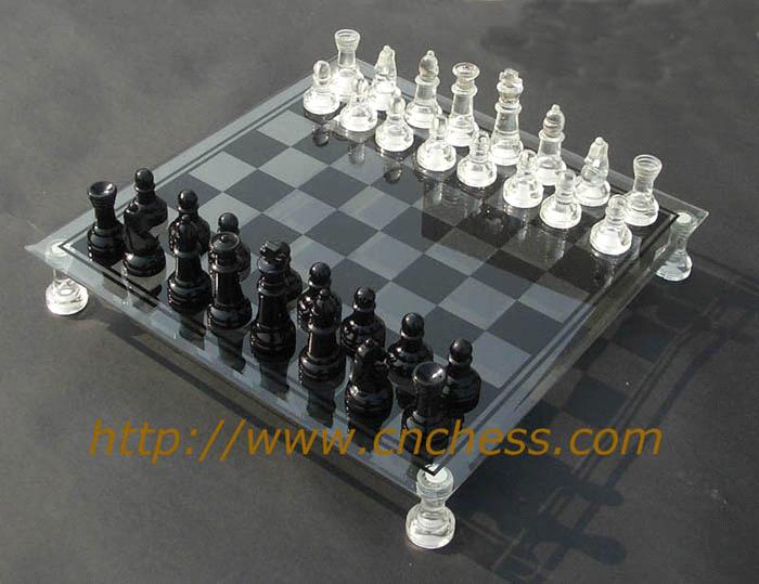 glass Chess set