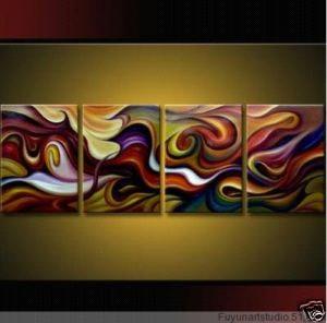 Modern Abstract Huge Canvas Wall Ornaments Oil Painting from China