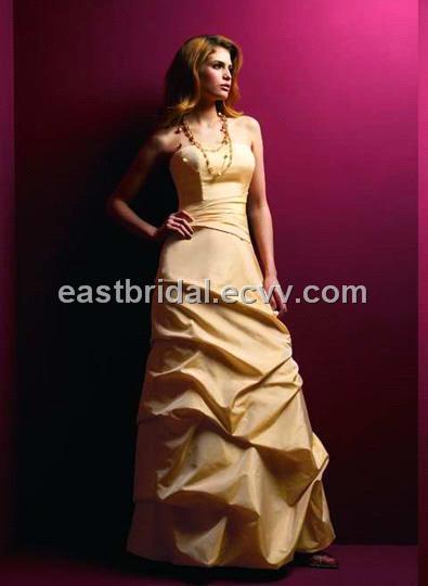 Yellow Taffeta Dress
