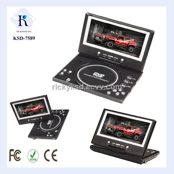 7inch Portable DVD Player (KSD-7589) KSD-7589