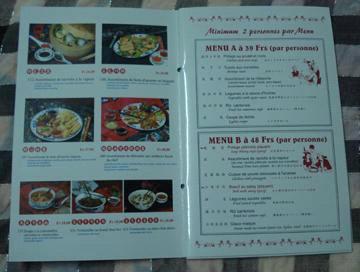 Restaurant Menu (JG019)
