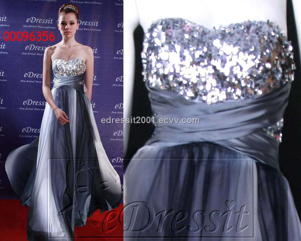 Grey Evening Gown