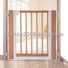 wood baby gate