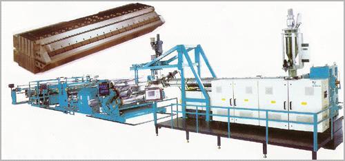 PE, PP Plastic Thick Plates (Sheets ) Extruded Prodution Line 