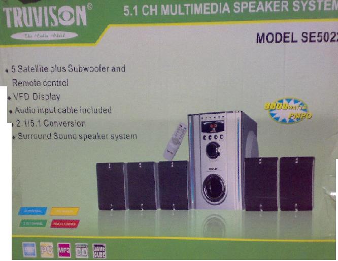 5.1 Home Theater Systems True5022 from India Manufacturer, Manufactory